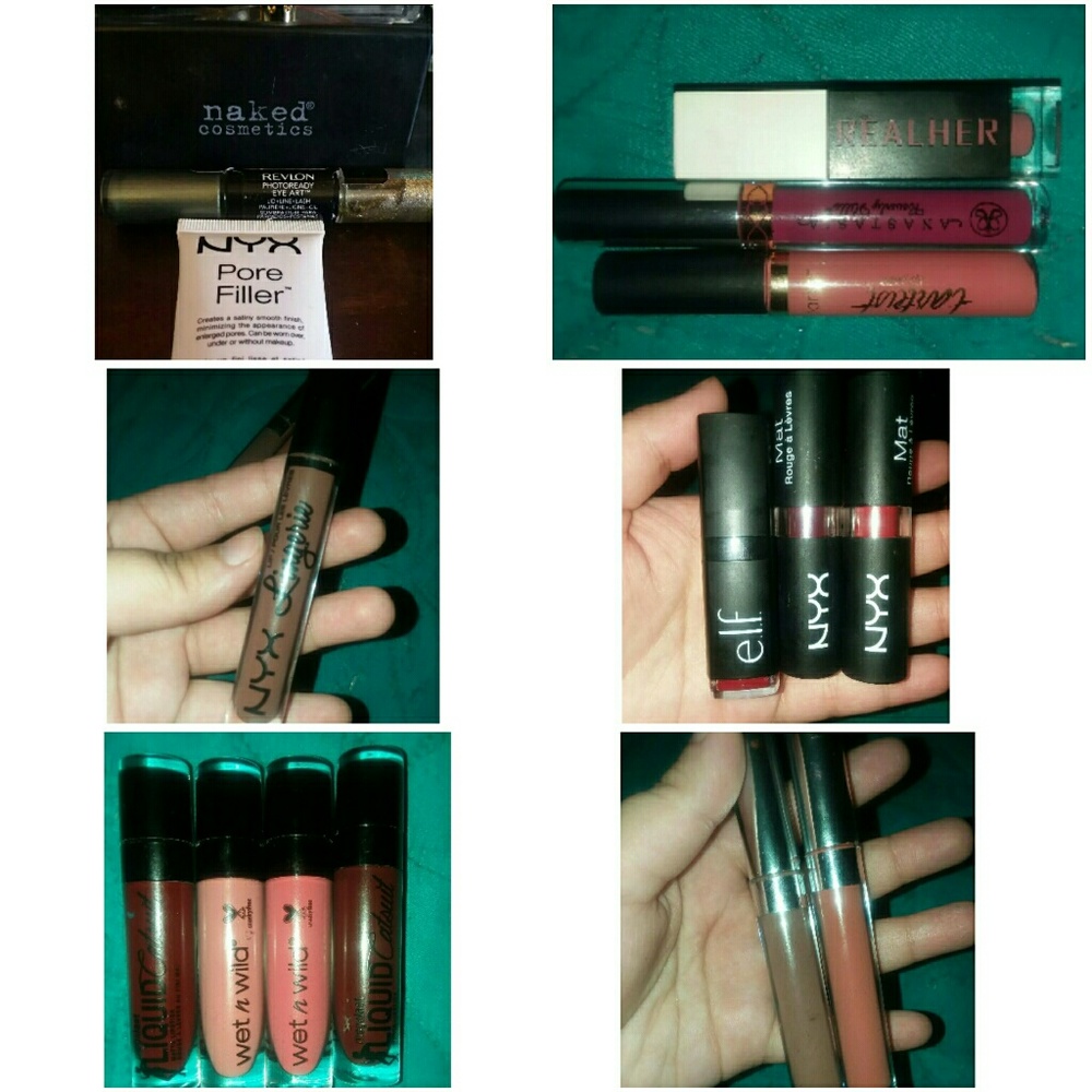 Lipstick, primer , and eye bundle